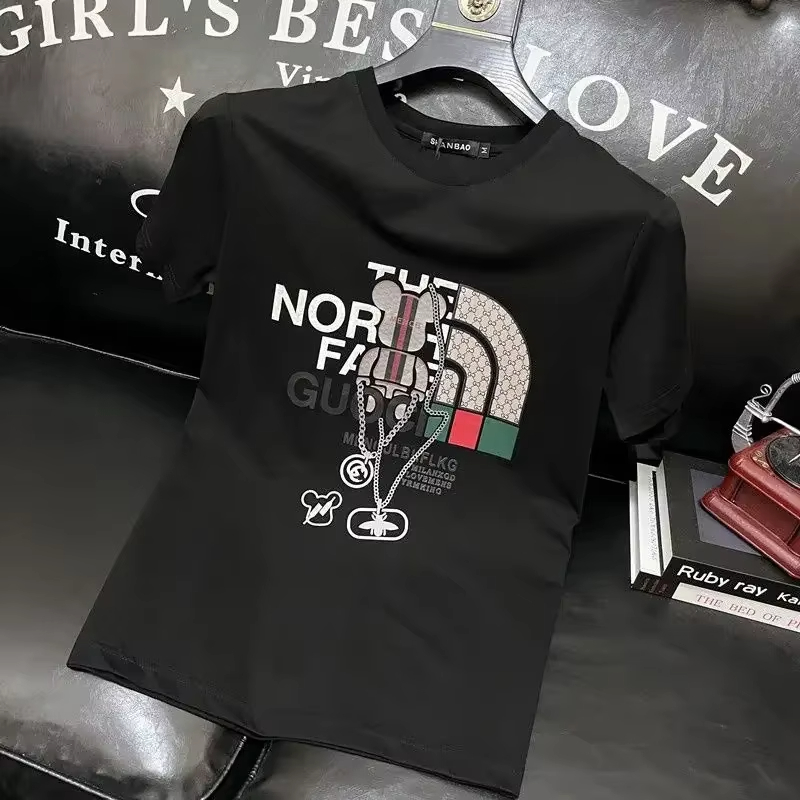 Streetwear Brand Clothing - 100% 순면 남성용 명품 브랜드 레터