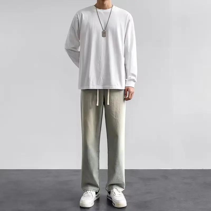 2025 신상 스트리트웨어 루즈 진 남성 한국 스타일  - Streetwear Brand Denim 리뷰 및 가격